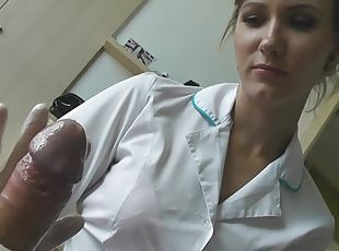 enfermeira, cona-pussy, amador, tiro-ao-alvo, doutor, penetração-de-braço, pov, langerie, fetiche, latex