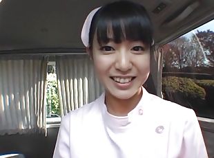 krankenschwester, japanier, gesichtspunkt, tracht