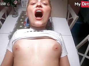 Homemade POV fuck with gorgeous German amateur teen