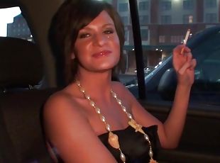Sluttiest Girl In Iowa Naked In My Car While Driving Around -Amateur Porn