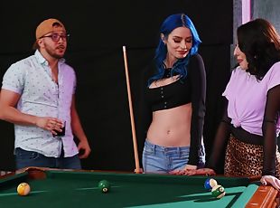 lesbiana, estrella-del-porno, piscina