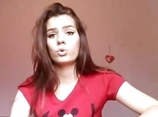 Romanian beauty on webcam