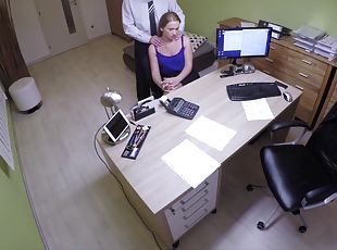 ufficio, fichette, hardcore, coppie, vulve-rasate, scene-di-sesso-con-vestiti, telecamere-nascoste
