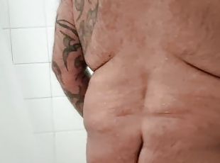 bañando, peluda, masturbación, amateur, gay, regordeta-chubby, pajeándose, sucio, ducha, a-solas