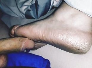 foot masturbation, prostate ejaculation_part1
