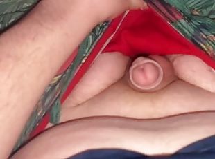 College Guy’s Tiny Dick Getting HARD!  Micro-Penis Masturbating