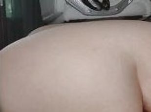 Anal with my fucking machine while daddy is gone
