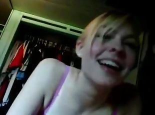 Sexy blowjob in POV from beautiful blonde GF