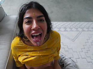 Desi beauty soaked in sperm after loud homemade cam sex