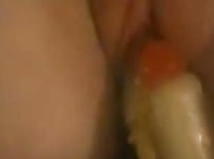 Homemade video of a couple enjoying sex with vibrator