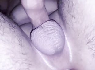 Horny guy destroys his asshole with xxl Dildo... shaking assfuck