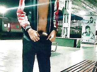 Nude in public big dick cumshot at railway station india