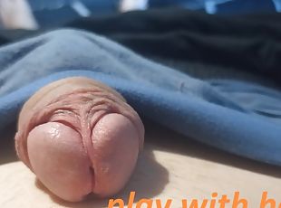 I played a little with the head of the penis