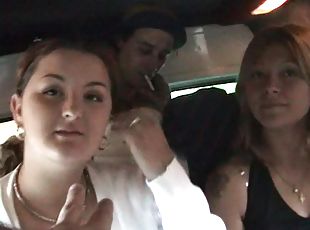 Dirty Blonde Gets in the Bus For Some Raunchy Sex