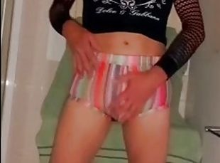 Preview of my sexy video in rainbow shorts