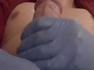 masturbação, enfermeira, amador, pénis-grande, punheta, sozinho, branco, erotico, pénis