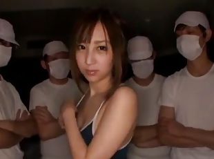 asiático, peluda, hardcore, gangbang, sexo-en-grupo, con-los-dedos