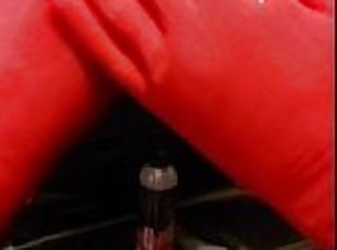 Today is it Red / Red Latex Gloves