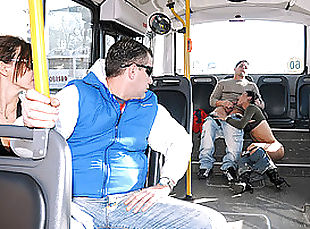 public, transsexuelle, fellation, bus, argentine