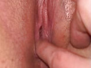 Perfect pink pussy wet