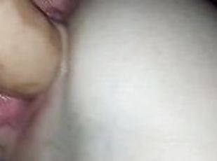 Gaping my tight pussy