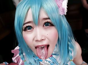 Ria Kurumi cosplay teen hot porn video