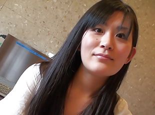 Real Japanese amateur removes all clothing and all makeup