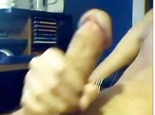 Hot close up on his gorgeous cock as he strokes