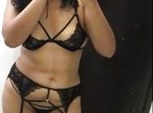 My best friend's girlfriend sends me a hot video, she was dancing and showing me her new lingerie