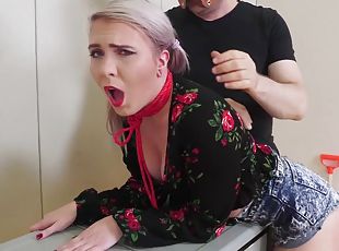 Booty spank and BDSM humiliation