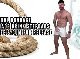 Abdl bondage - made drink stepdads pee & cum for release