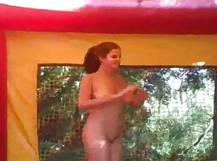Bouncy Amateur With Real Boobs