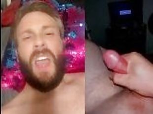 POV Daddys about to Cum Solo Male