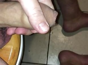Showing off my big cock and huge feet