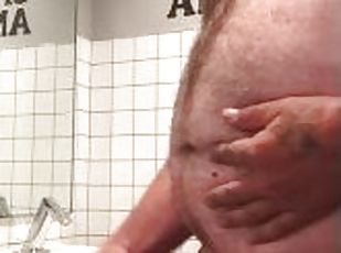 Public bath jerk off video
