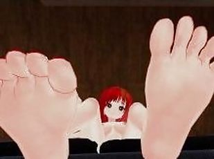 pieds, anime, hentai, fétiche