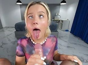 Ahegao. Ahegao girl. Ahegao cum in mouth. Webcam. Deepthroat gag. POV