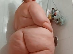 mandi, payudara-besar, sayang, gambarvideo-porno-secara-eksplisit-dan-intens, wanita-gemuk-yang-cantik, gemuk, bokong, mandi-shower, menggoda