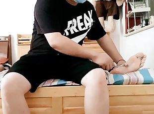 gay, vintage, compilation, pieds