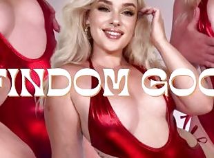 Red Shiny Bikini Worship Findom Tit Worship Goon JOI