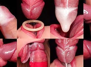 fellation, ejaculation-sur-le-corps, compilation, ejaculation-interne, baisers, ejaculation, par-voie-orale, lait
