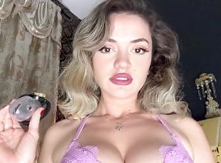 Chastity Cage JOI Slow to Fast Quicky Positive Femdom POV Jerk Off Challenge Non Humiliation